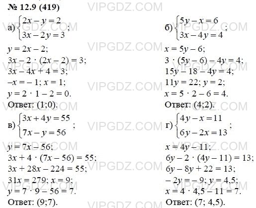 Реши методом подстановки систему уравнений 2х у 3 3х 2у 2