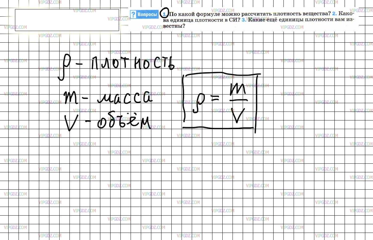 Фото ответа 3 на Задание 1 из ГДЗ по Физике за 7 класс: А. В. Перышкин - 2013г.