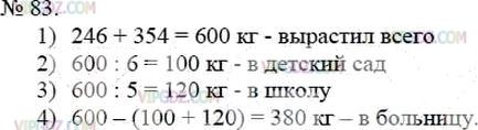 Фото ответа 3 на Задание 83 из ГДЗ по Математике за 5 класс: А.Г. Мерзляк, В.Б. Полонский, М.С. Якир. 2014г.