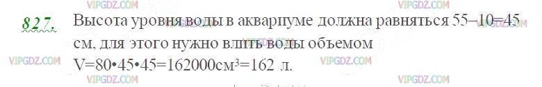 Фото ответа 2 на Задание 827 из ГДЗ по Математике за 5 класс: Н. Я. Виленкин, В. И. Жохов, А. С. Чесноков, С. И. Шварцбурд. 2013г.