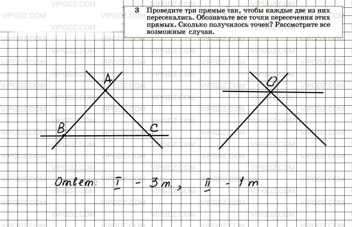 Перерисуйте в тетрадь рисунок 3 проведите через точку с прямую а параллельную прямой m